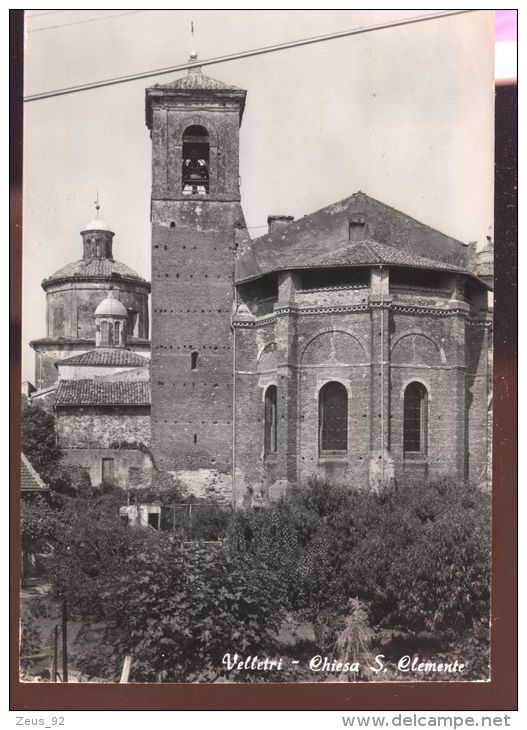 L6390 VELLETRI - CHIESA SAN CLEMENTE - Velletri