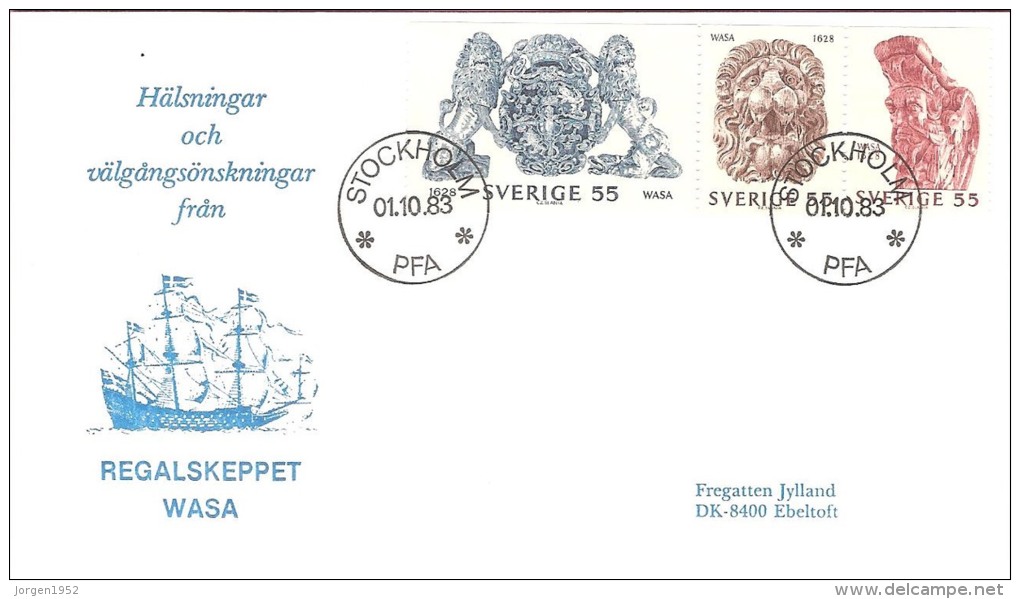 SWEDEN   #  LETTER FROM YEAR 1983 STAMPS FROM YEAR 1969 - Ganzsachen