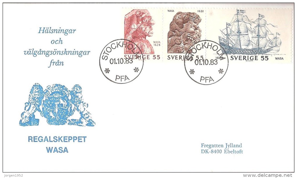 SWEDEN   #  LETTER FROM YEAR 1983 STAMPS FROM YEAR 1969 - Ganzsachen