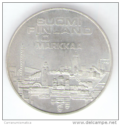 FINLANDIA 10 MARKKAA 1971 AG SILVER - Finlandia