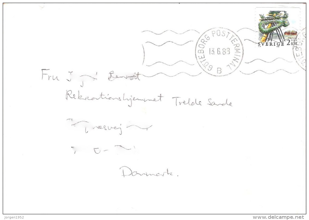 SWEDEN   #  LETTER FROM YEAR 1988 - Ganzsachen