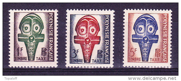 POLYNESIE   N°1 à 3  Neufs Sans Charniere - Postage Due