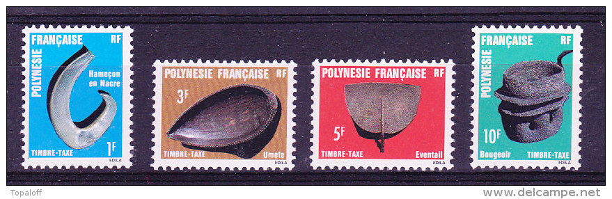 POLYNESIE   N°4 à 7  Neufs Sans Charniere - Timbres-taxe