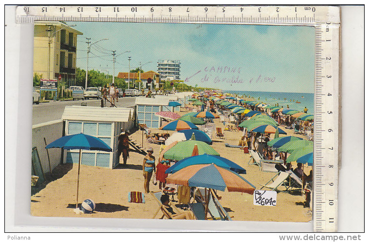 PO2604C# PESARO - TORRETTE DI FANO - SPIAGGIA - DANCING - PENSIONE MARIA   VG 1970 - Fano