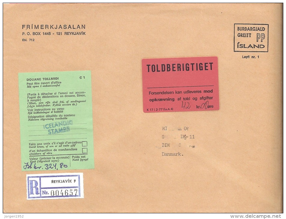 ICELAND #   LETTER - Postal Stationery