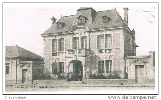 CPA : Courcy (Marne) - La Mairie - Animée - 1927 - - Autres & Non Classés