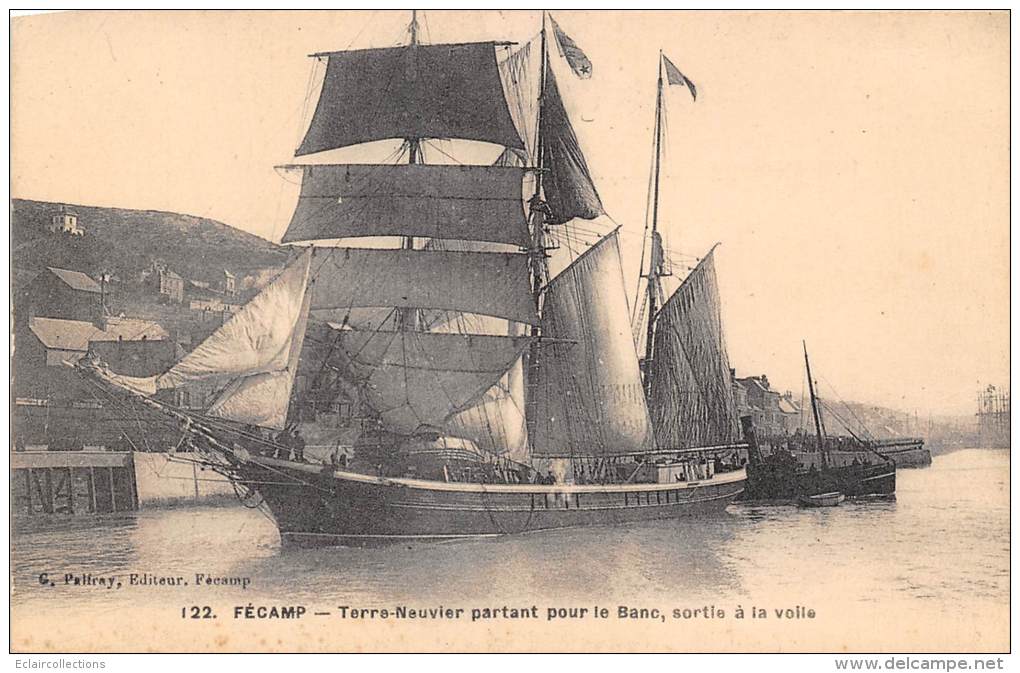 Fécamp    76    Voilier Terre-Neuvier - Fécamp