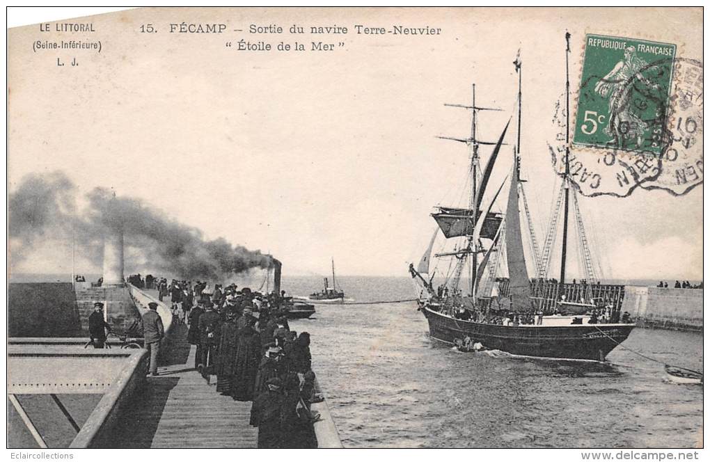 Fécamp    76    Voilier Terre-Neuvier Etoile De Mer - Fécamp