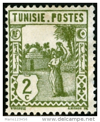 TUNISIA, FRENCH PROTECTORATE, USI E COSTUMI, 1926, FRANCOBOLLO NUOVO (MLH*), Mi 121, Scott 75, YT 121 - Neufs