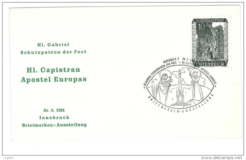 AUSTRIA - ANNO 1961 - CAPESTRANO - ANNULLO SPECIALE - Covers & Documents