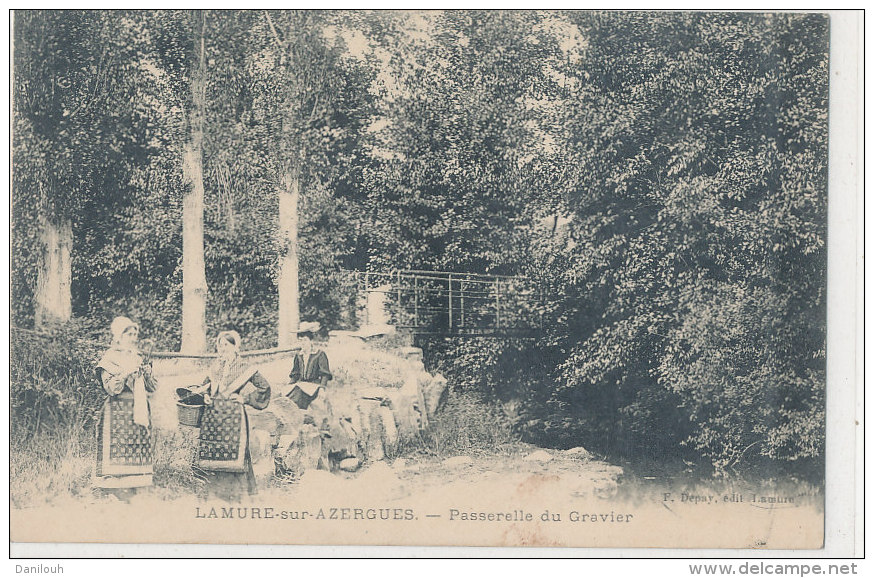 69 // LAMURE SUR AZERGUES   Passerelle Du Gravier - Lamure Sur Azergues