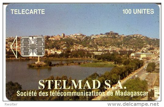 @+ TC De Madagascar : 1ere Série à Puce - STELMAD 100U - N° Série C4A147200 - Ref : MDG03 - Madagaskar