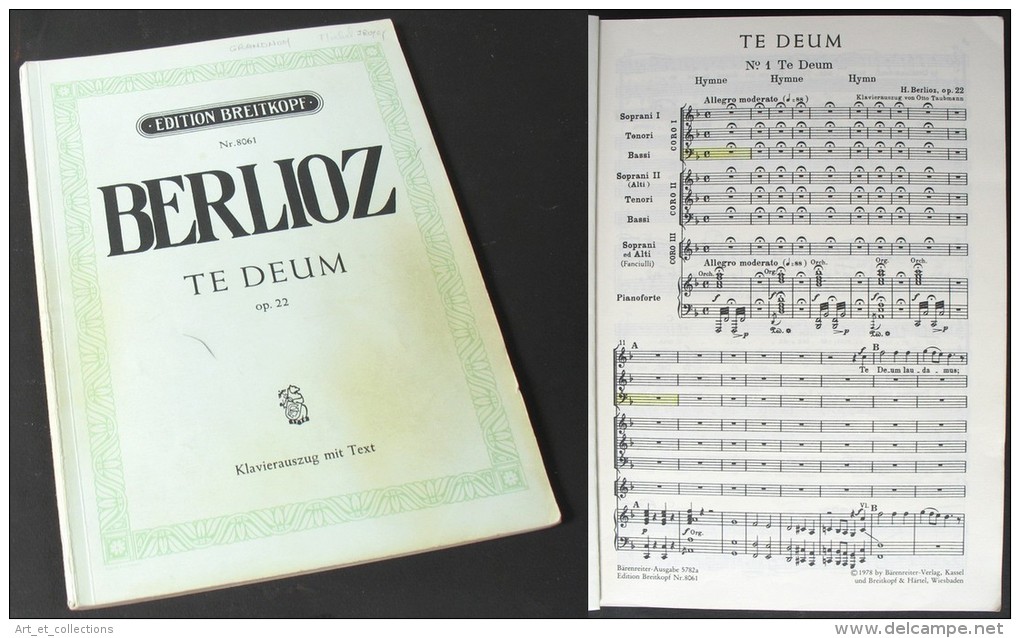 Partition Du “Te Deum Opus 22” D’Hector Berlioz - Corales