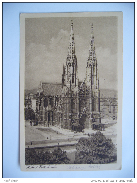 Austria: Wien I. - Votivkirche - Old Postcard Unused - Chiese