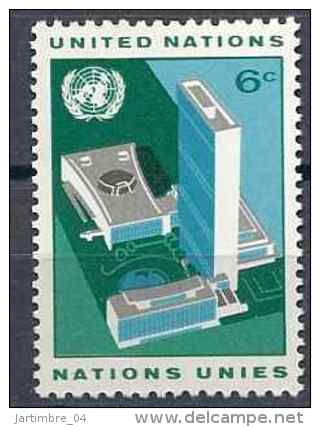 1968 NATIONS UNIES 181** Siege O.N.U - Neufs