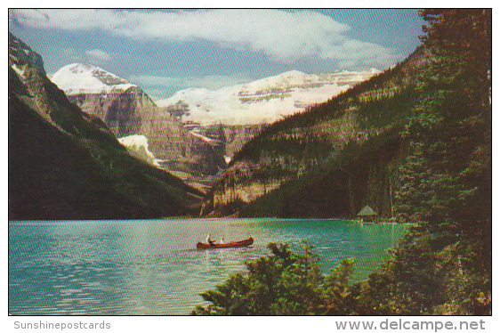 Canada Lake Louise Mount Lefroy And Victoria Glacier Banff National Park Alberta - Lac Louise