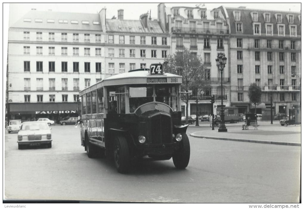 Photographie/Tirage Original D´Epoque/ Autobus Parisien/ Type TH4F/Années 50       PH151 - Autres & Non Classés