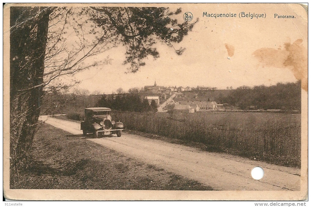 Belgique  -     MACQUENOISE (belgique ) -  Panorama (1 Trou état ) - Autres & Non Classés