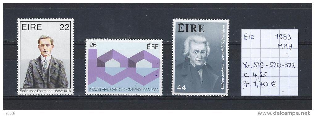 Ierland 1983 - Yv. 519+520+522 Postfris/neuf/MNH - Ungebraucht