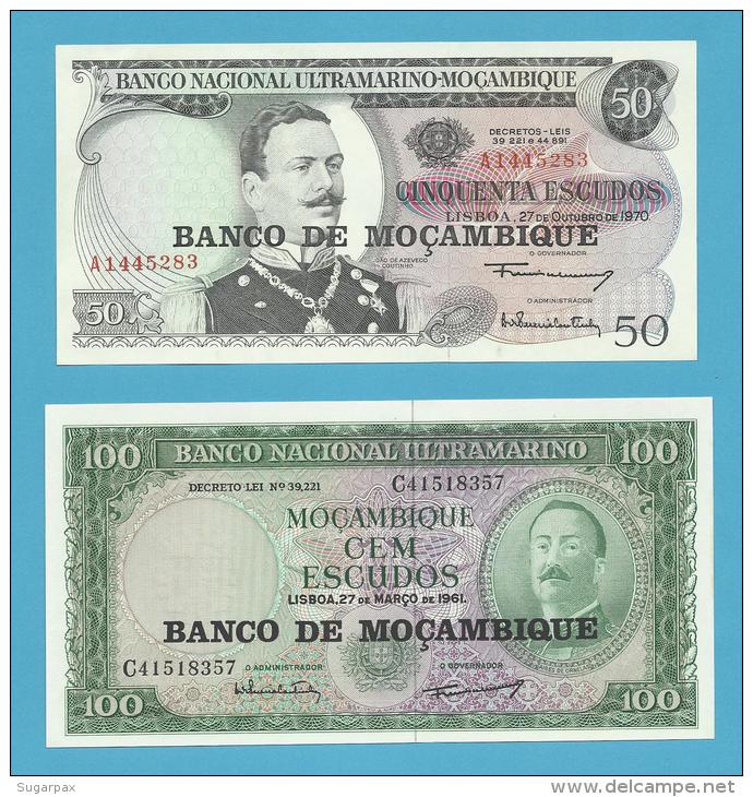 MOZAMBIQUE - 50 + 100 ESCUDOS - ND ( 1976 ) - UNC. - Moçambique