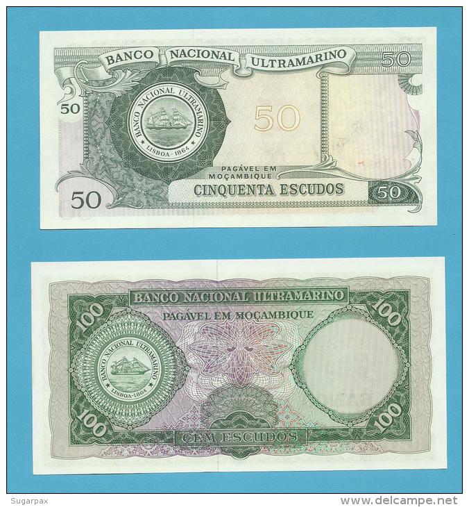 MOZAMBIQUE - 50 + 100 ESCUDOS - ND ( 1976 ) - UNC. - Mozambique