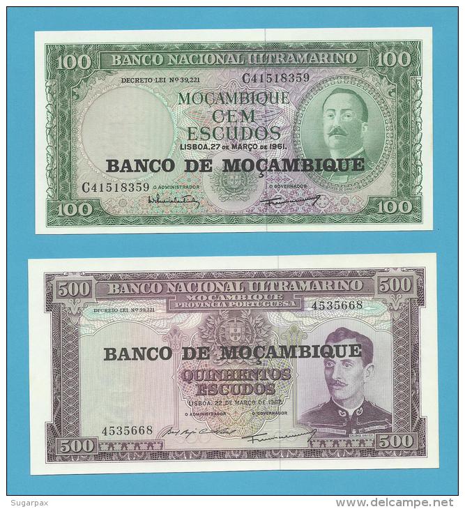 MOZAMBIQUE - 100 + 500 ESCUDOS - ND ( 1976 ) - UNC. - Mozambique