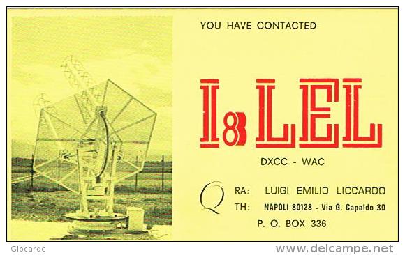 QSL CARD - ITALIA (ITALY) - 1973 NAPOLI  -  RIF. 76 - Amateurfunk