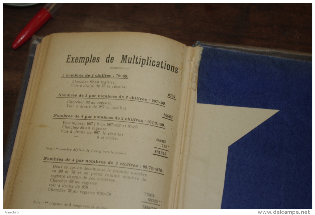 Ancien LIVRET COMPTABLE L' EXPRESS MULTIPLICATION De 1 à 100 - Autres & Non Classés