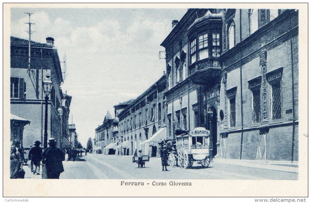 [DC7356] FERRARA - CORSO GIOVECCA - Old Postcard - Ferrara