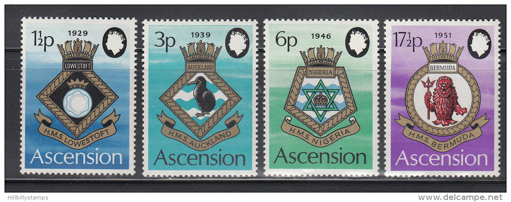 Ascension  Scott No. 156-59  Unused Hinged  Year  1972 - Ascension