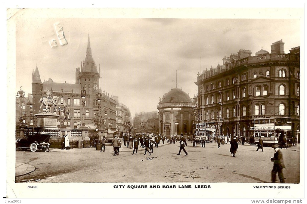 Leeds. City Square And Boar Lane. - Leeds