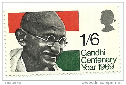 1969 - Gran Bretagna 574 Gandhi, - Mahatma Gandhi