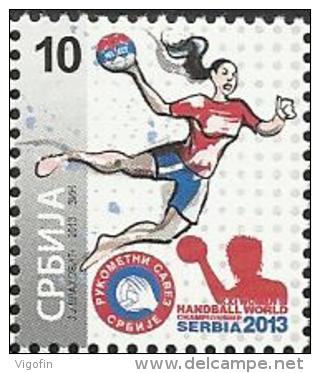 SRB 2013-ZZ EHF EURO WOMAN HANDBALL , SERBIA, 1 X 1v, MNH - Handball