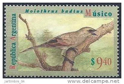 1995 ARGENTINE 1874** Oiseau Chanteur - Neufs