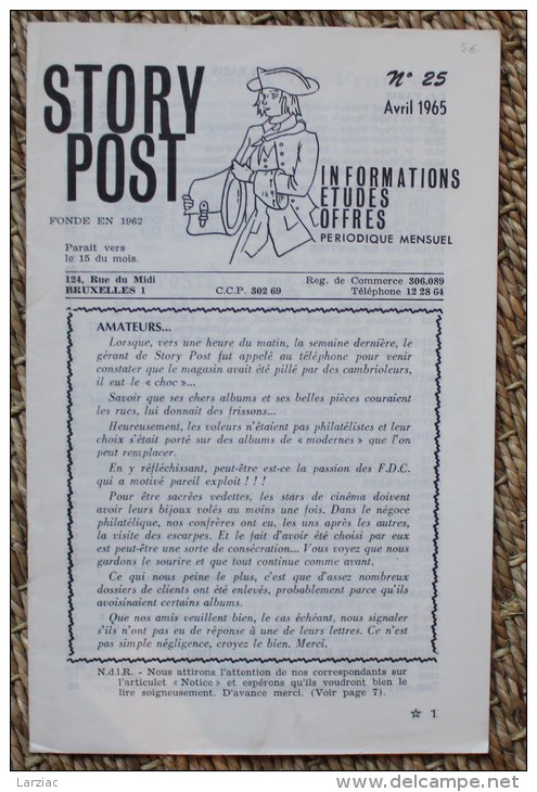 Bulletin Story Post Bruxelles N°25 - Français (àpd. 1941)