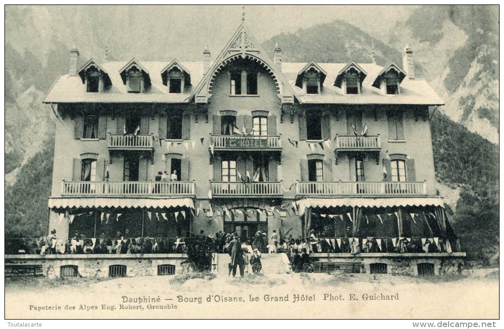 CPA 38 BOURG D OISANS LE GRAND HOTEL - Bourg-d'Oisans