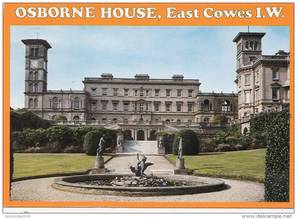 BT18385 Osborne House East Cowes    2 Scans - Cowes