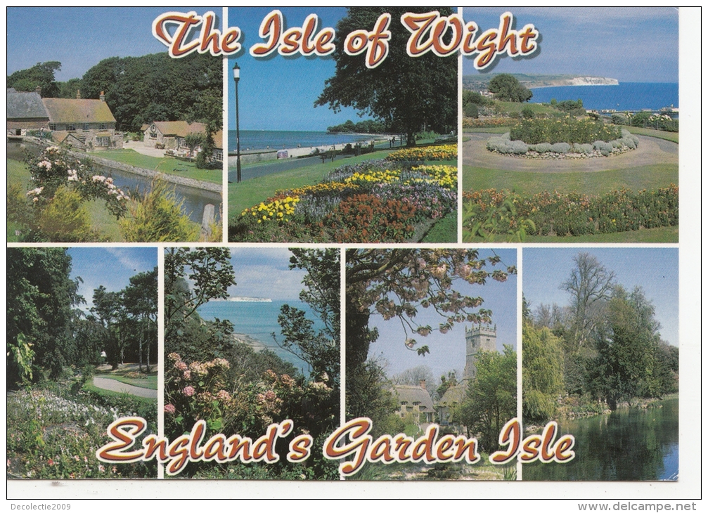 BT18395 The Isle Of Wight Englands Garden Isle  2 Scans - Autres & Non Classés