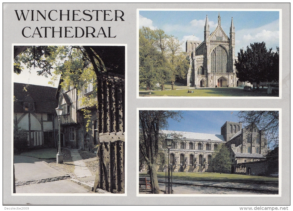 BT18579 Cheyney Gate To Cathedral Close Winchester Cathedral    2 Scans - Winchester