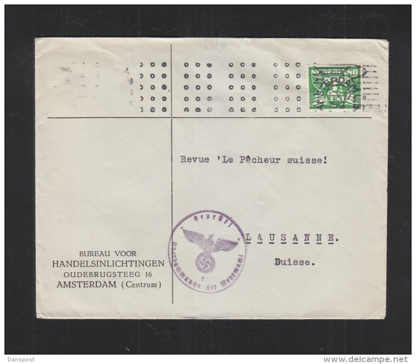 Brief 1941 Amsterdam Lausanne - Briefe U. Dokumente