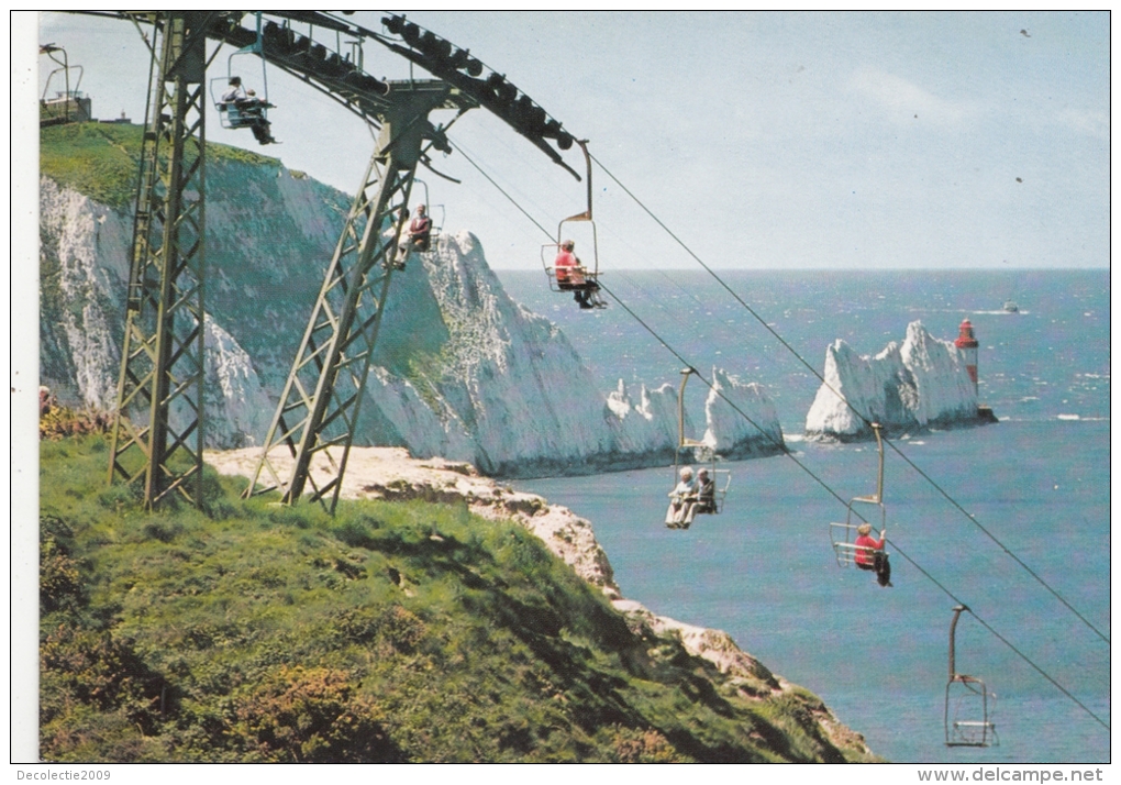 BT18632 The Needles And Alum Bay Chair Lift   2 Scans - Autres & Non Classés