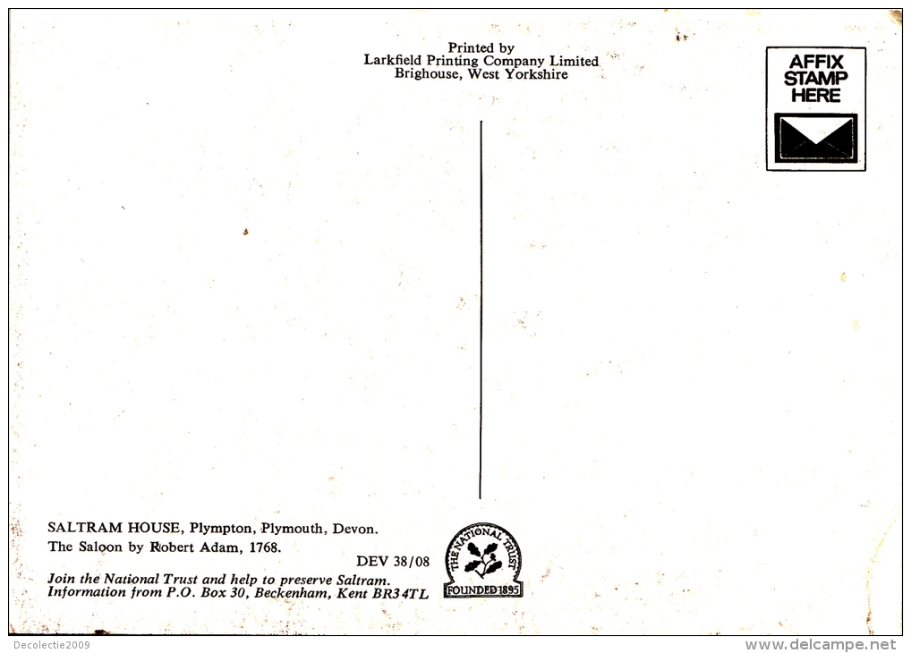 BT18689 Saltram House Plympton Plymouth    2 Scans - Plymouth