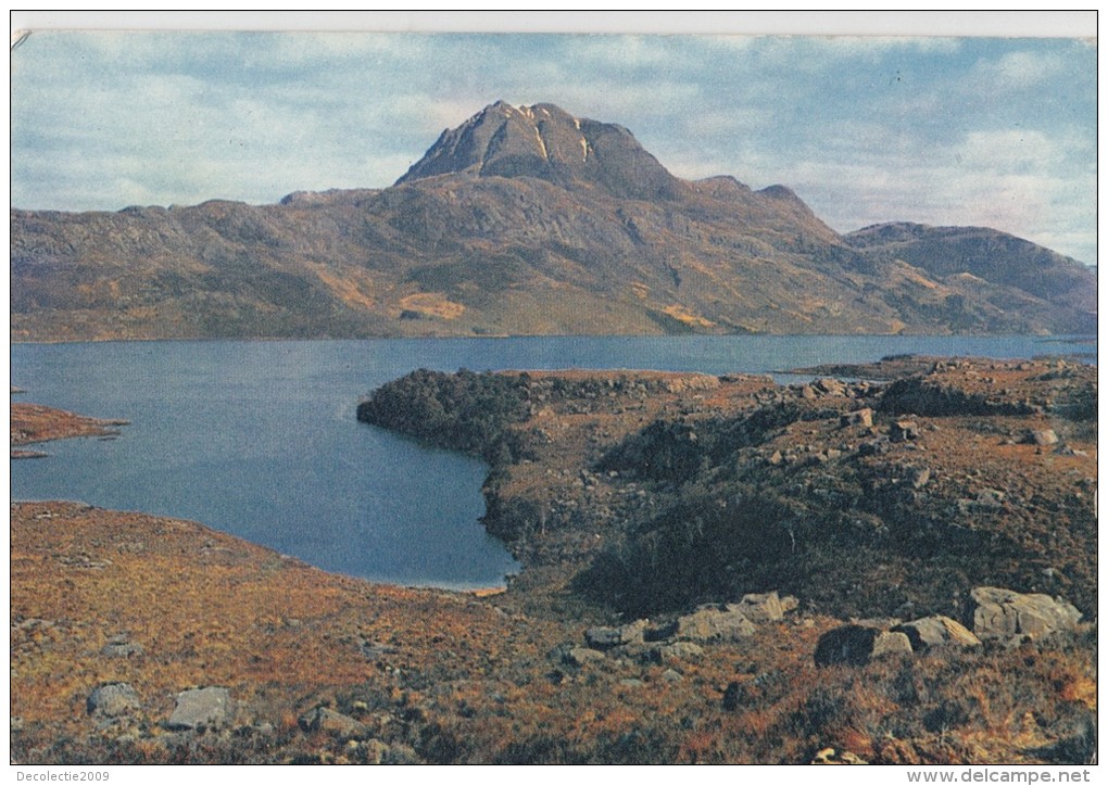 BT18694 Loch Maree And Slioch Wester Ross    2 Scans - Ross & Cromarty