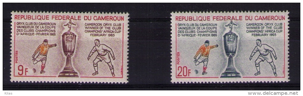 CAMEROON 1965 CHAMPIONS AFRICA CUP MNH - Fußball-Afrikameisterschaft