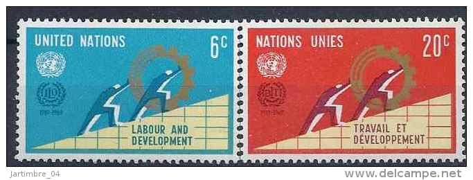 1969 NATIONS UNIES 193-94**  O.I.T - Neufs