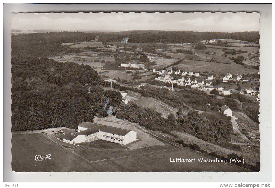 5438 WESTERBURG, Luftaufnahme, 1962 - Westerburg