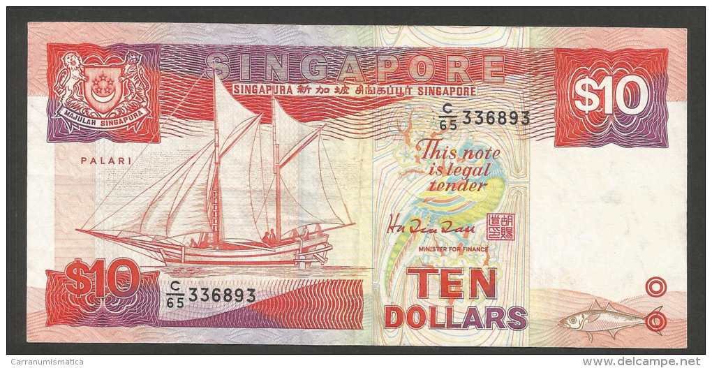[NC] SINGAPORE - 10 DOLLARS / PALARI - Singapur