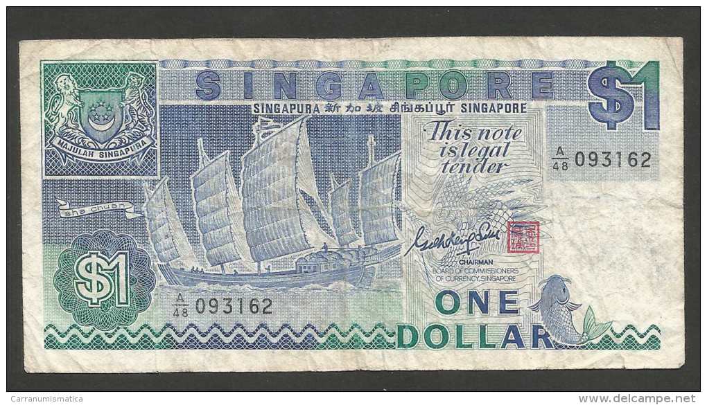 [NC] SINGAPORE - 1 DOLLAR (SHA CHUAN) - Singapour