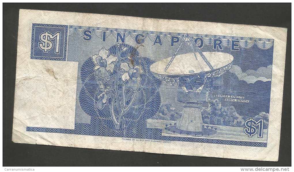[NC] SINGAPORE - 1 DOLLAR (SHA CHUAN) - Singapour