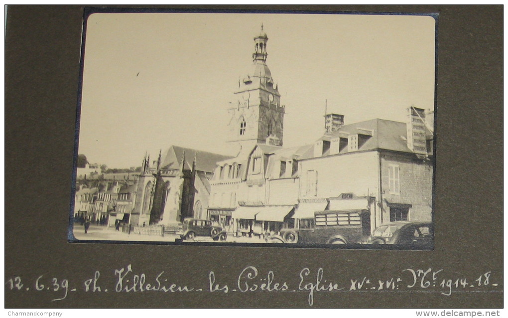 Juin 1939, Villedieu, Granville, St Pair S/Mer - 8 Petites Photos Originales - 3 Scans - Places